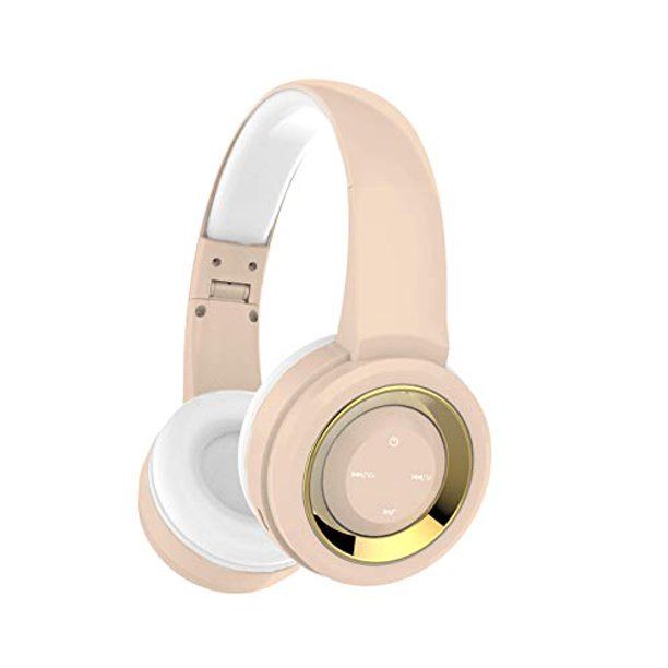 Photo 1 of METALLIX LYRIX PREMIUM FOLDABLE WIRELESS HEADPHONES, BLUETOOTH COLOR TAN NEW