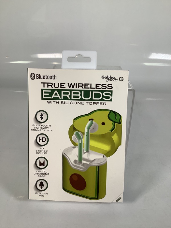 Photo 2 of TRUE WIRELESS EARBUDS WITH SILICONE TOPPER AVOCADO  BLUETOOTH DESIGN NEW 