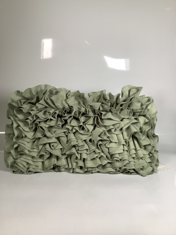 Photo 1 of THRO STUDIO PILLOW COLOR LIGHT OLIVE GREEN NEW