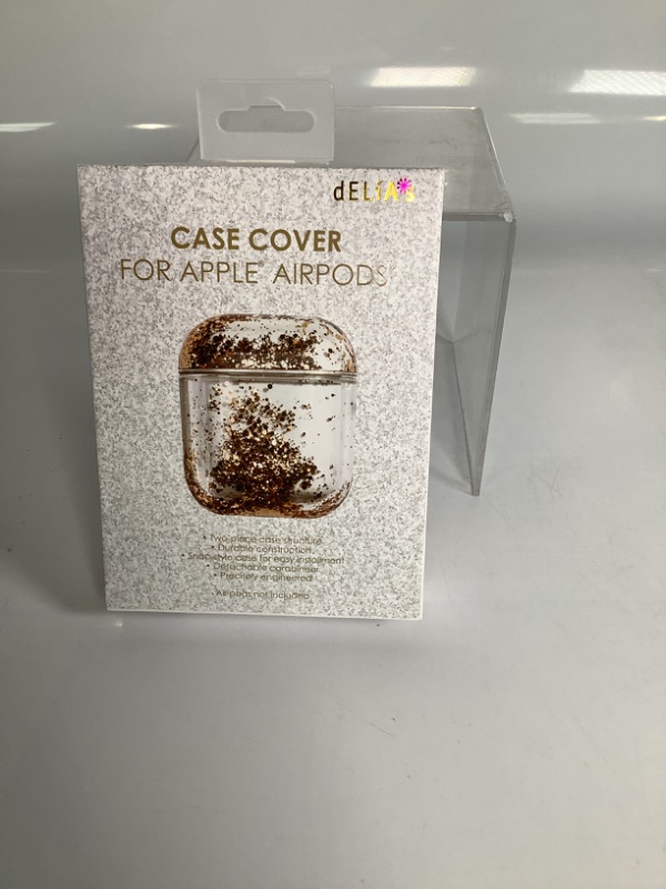 Photo 2 of CASE COVER FOR APPLE AIRPODS GLITTER GOLD NEW