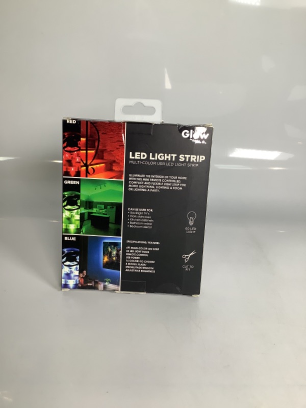 Photo 2 of LE LIGHT STRIP 16 MULTI COLOR USB LED LIGHT STRIP 6FT REMOTE INCLUDED NEW