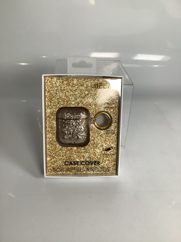 Photo 1 of CASE COVER FOR APPLE AIRPODS COLOR GLITTER GOLD NEW