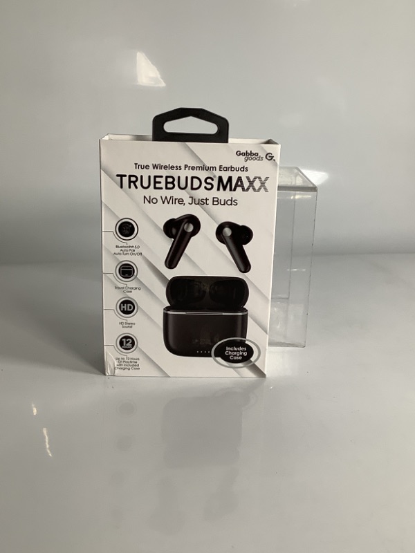 Photo 1 of TRUE WIRELES PREMIUM EARBUDS NO WIRE JUST BUDS COLOR BLACK NEW