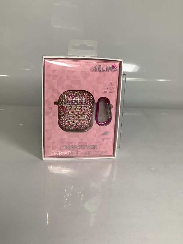Photo 1 of CASE COVER FOR APPLE AIRPODS PINK DIMONDS NEW