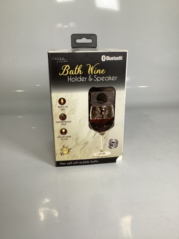 Photo 1 of BATH WINE HOLDER AND SPEAKER BLUETOOTH NEW