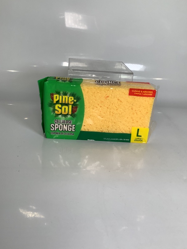 Photo 1 of CELLULOSE SPONGE SIZE LARGE CLEANS AND ABSORBS 7.7X4.2 X 1.5 INCHES NEW