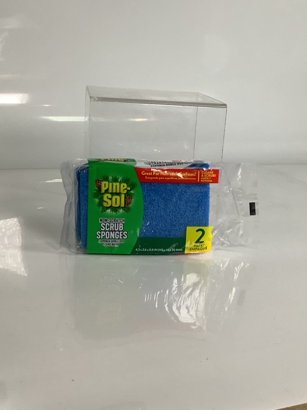 Photo 1 of NON SCRATCH SCRUB SPONGES 2 PACK GREAT FOR NON STICK SURFACES NEW