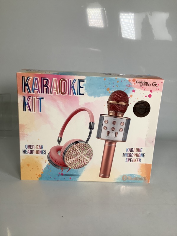 Photo 2 of KARAOKE KIT OVER EAR HEADPHONES AND SPEAKER BLUETOOTH NEW