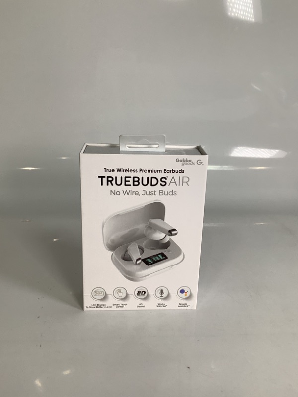 Photo 1 of TRUE WIRELESS PREMIUM EARBUDS MO WIRE JUST BUDS COLOR WHITE NEW