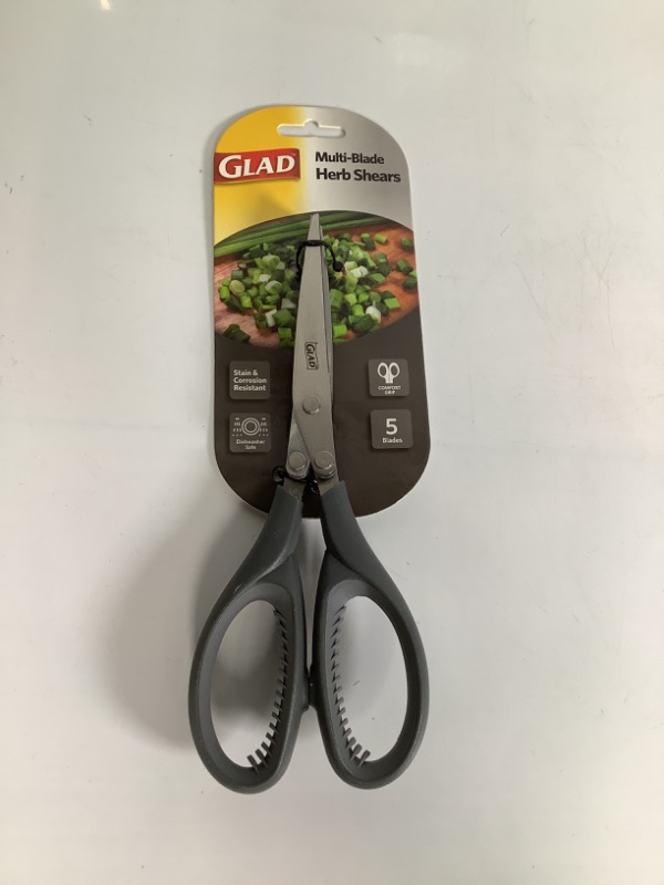 Photo 1 of MULTI BLADE HERB SHEARS COLOR GREY 5 BLADES INCLUED NEW 