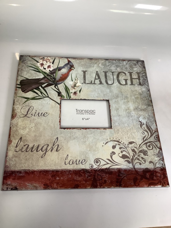 Photo 1 of LG MDF PHOTO FRAME 3 ASST 'LAUGH ' NEW