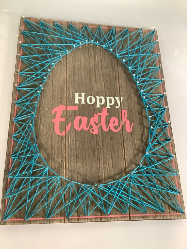 Photo 1 of MDF CRATTY EASTER WALL DECOR 'HOPPY EASTER' NEW