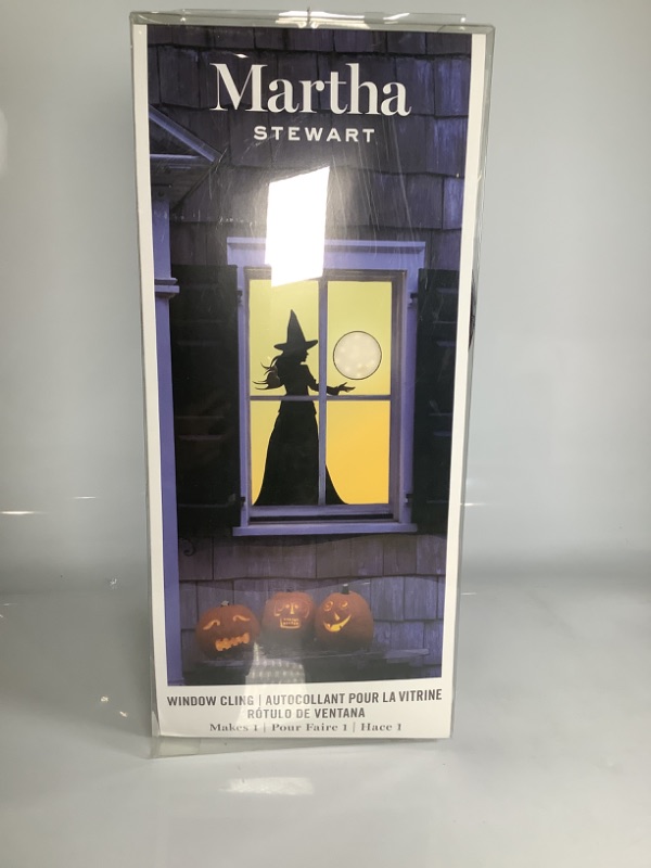 Photo 1 of MARTHA STEWART HALLOWEEN WITCH HALLOWEEN WITCH WINDOW CLING LIGHTS DECORATION NEW