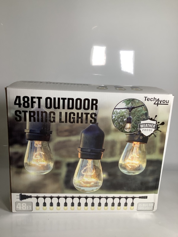 Photo 2 of STRING OUTDOOR LIGHTS EXPANDABLE CONNECT MULTIPLE STRING LIGHTS TOGETHER CAN BE USED OUTDOOR DINING, RESTAURANTS PORCH BBQ, CAMPING, BACKYARD, HANDRAILS TENTS, WATERPROOF NEW