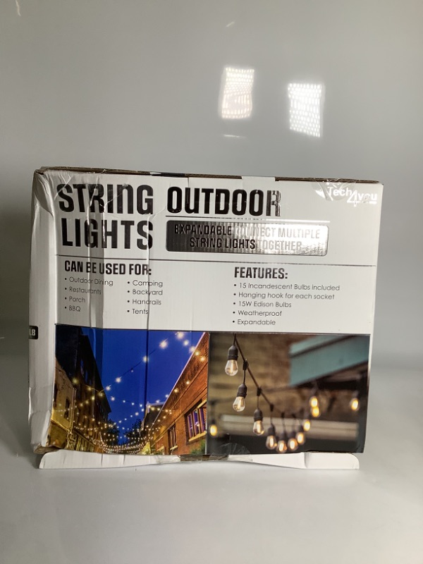 Photo 1 of STRING OUTDOOR LIGHTS EXPANDABLE CONNECT MULTIPLE STRING LIGHTS TOGETHER CAN BE USED OUTDOOR DINING, RESTAURANTS PORCH BBQ, CAMPING, BACKYARD, HANDRAILS TENTS, WATERPROOF NEW