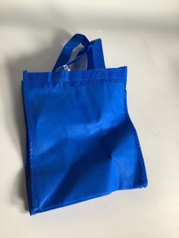 Photo 1 of VERY NICE ECO DOT GIFT BAG BLUE NON WOVEN 8.5 X 5.25 INCHES NEW