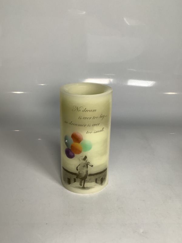 Photo 1 of CANDLE IMPRESSIONS SENTIMENTS FLAMELESS LED CANDLE NEW 