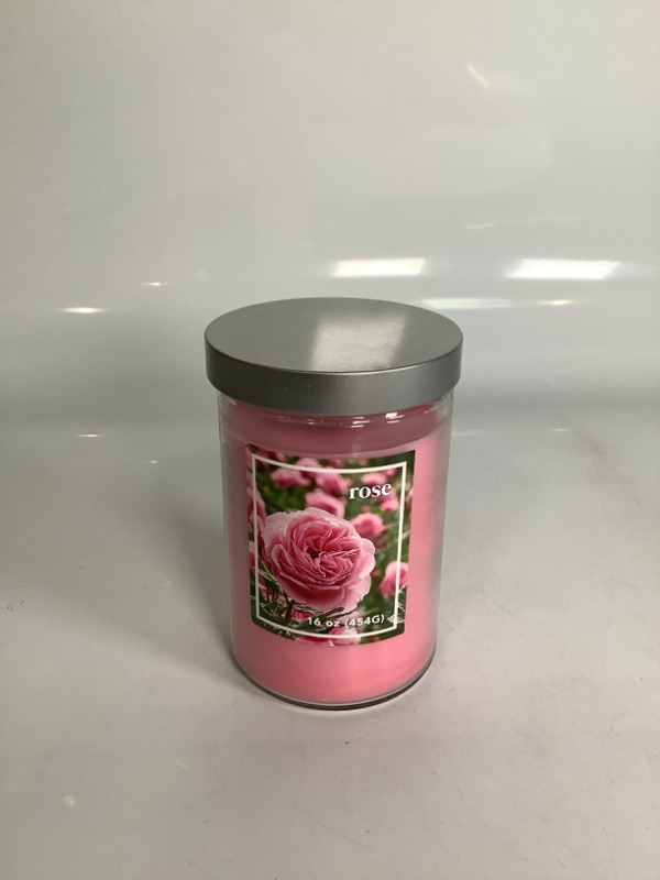 Photo 1 of JAR CANDLE ROSE 16 OZ NEW