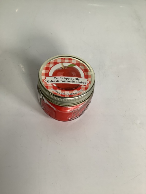 Photo 1 of CANDY APPLE JELLY SCENTED CANDLE NEW