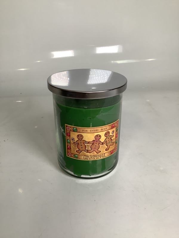 Photo 1 of JAR CANDLE 20 oz 2 WICK GINGERBREAD NEW