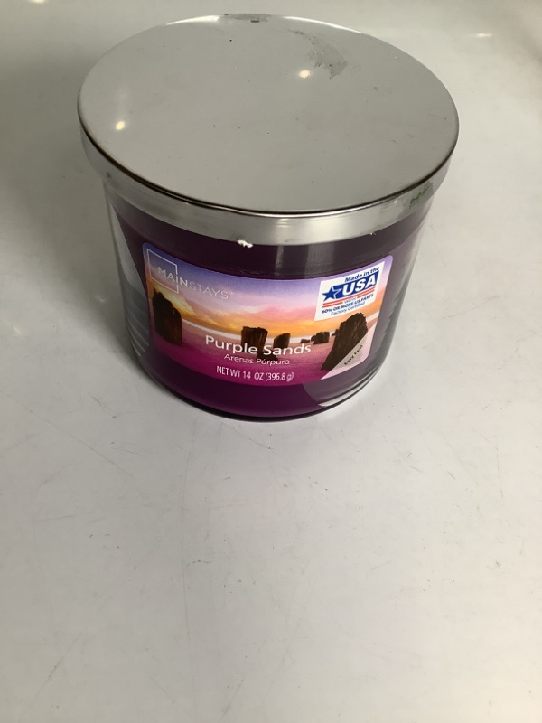 Photo 1 of JAR CANDLE PURPLE SANDS NEW 