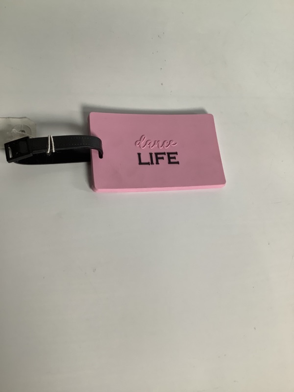 Photo 1 of ROMAN PINK BALLET LUGGAGE TAG 3  'DANCE LIFE' NEW