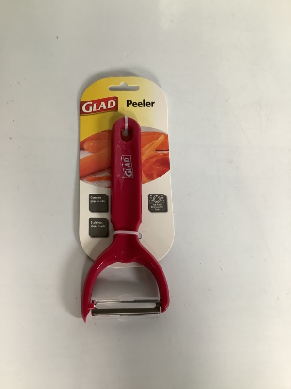 Photo 1 of PEELER COMFORT GRIP HANDLE STAINLESS STEEL BLADE COLOR RED NEW 