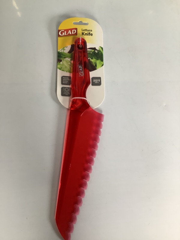 Photo 1 of LETTUCE KNIFE PREVENTS LETTUCE FROM TURNING BROWN HEAT RESISTANT 410 F COLOR RED NEW