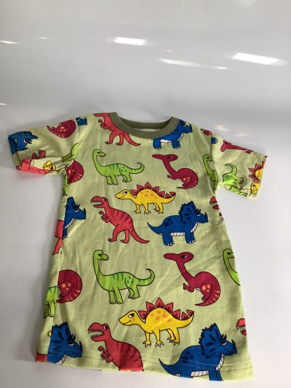 Photo 1 of 6 YEAR PJ SHIRT ONLY FOR BOYS DESIGNS OF DINOSAURS NEW 