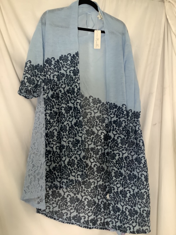 Photo 1 of SIMPLY NOELLE SIZE EXTRA LARGE COLOR BABY BLUE AND NAVY BLUE NEW 