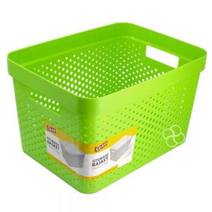 Photo 1 of STORAGE BASKET 4 GALLON 16 LITTERS COLOR GREEN 14 X 10.25 X 8.5 INCHES NEW