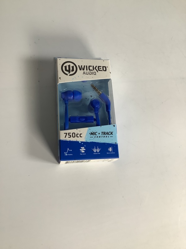 Photo 1 of WICKED AUDIO DRIVE 750CC MIC X TRACK BLUE BUDS NEW