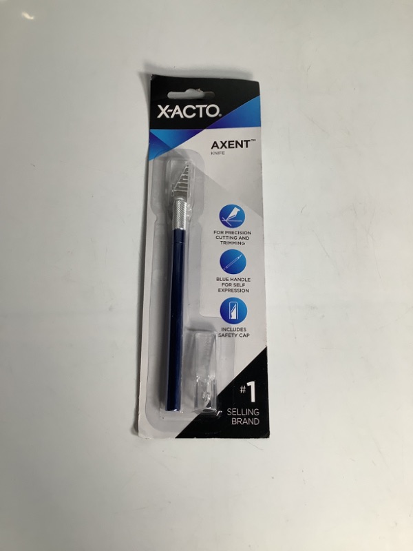 Photo 1 of X-ACTO KNIFE FOR PRESISION CUTTING AND TRIMING BLUE HANDLE SELF EXPERSSION INCLUDES SAFETY CAP 1 PIECE NEW