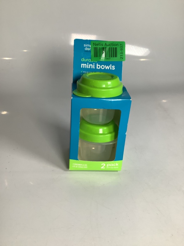 Photo 1 of DURABLE MINI BOWLS COLOR GREEN 2 PIECE NEW