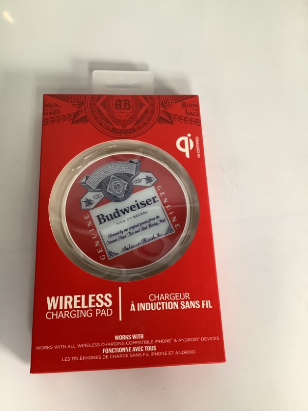 Photo 1 of BUDWEISER WIRELESS CHARGING PAD NEW