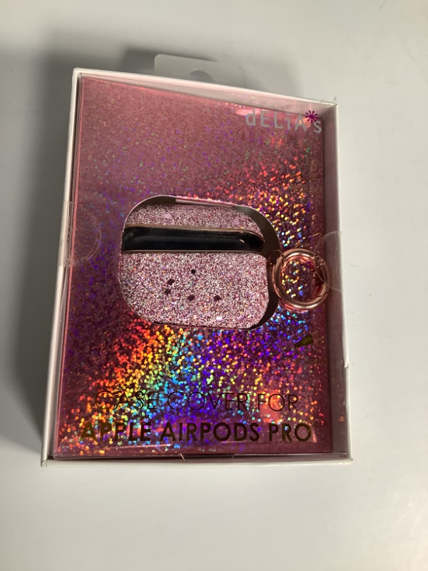 Photo 1 of CASE COVER FOR APPLE AIRPODS PRO COLOR PINK GLITTER NEW