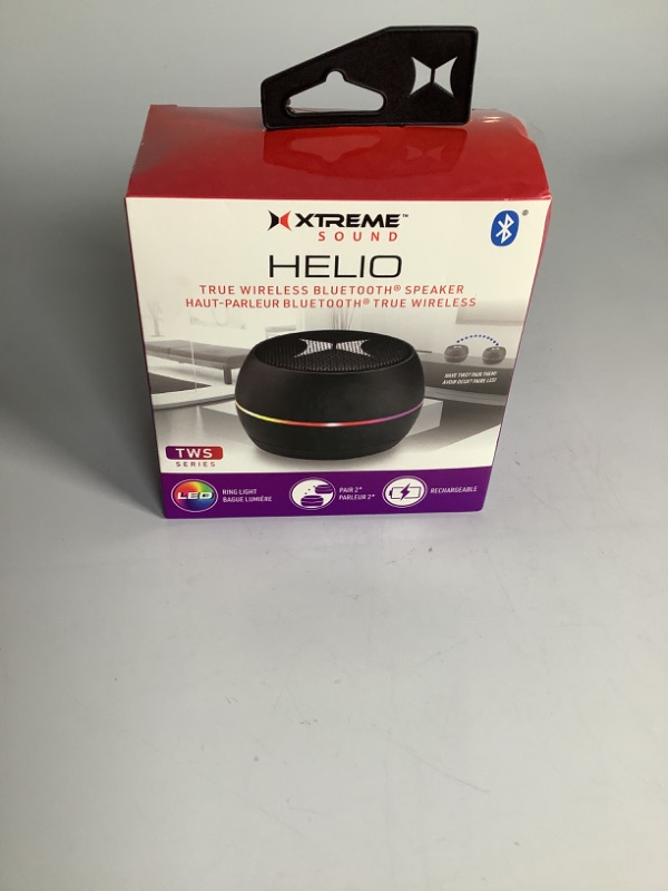 Photo 1 of EXTREME SOUND HELIO TRUE WIRELESS BLUETOOTH SPEAKER HAUT PARLEUR BLUETOOTH TRUE WIRELESS RING LIGHT NEW