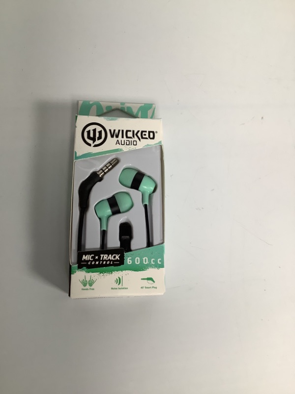 Photo 1 of WICKED AUDIO MIC X TRACK CONTROL 600 C C COLOR MINT GREEN NEW