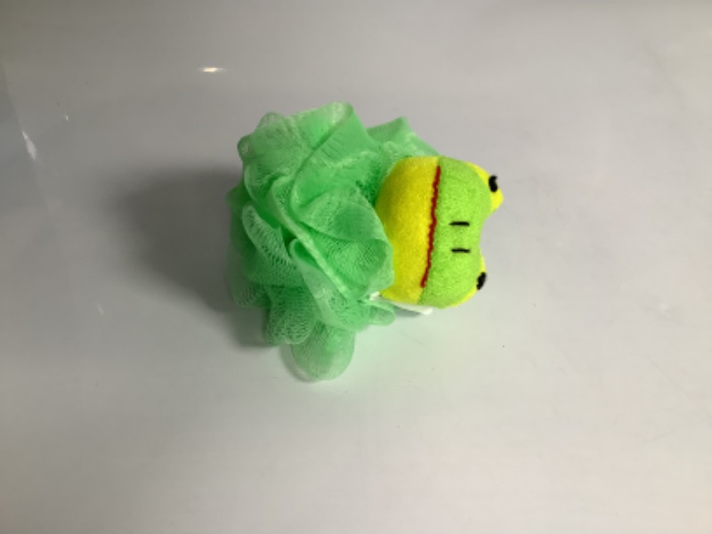 Photo 1 of STUFFED ANIMAL BATH POUF ' FROG' NEW