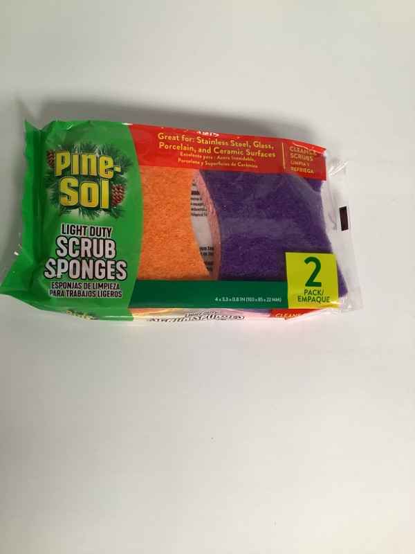 Photo 1 of LIGHT DUTY SCRUB SPONGES 2 PIECES CLEAN AND SCRUBS NEW