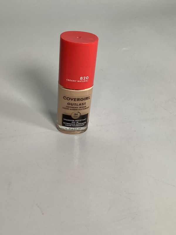 Photo 2 of Covergirl Outlast Extreme Wear 3-in-1 Full Coverage Liquid Foundation, SPF 18 Sunscreen, Creamy Natural, 1 Fl. Oz. 1 Fl Oz (Pack of 1) Creamy Natural new