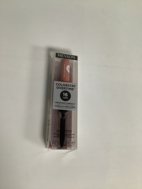 Photo 2 of Liquid Lipstick with Clear Lip Gloss by Revlon, Color Stay Face Makeup, Overtime Lip color, Dual Ended with Vitamin E in Nude, Unstoppable Nude (540), 0.07 Oz Unstoppable Nude 0.07 Fl Oz (Pack of 1) NEW