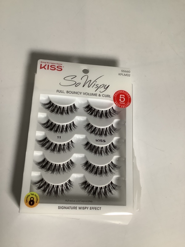 Photo 2 of KISS Products So Wispy Lashes, 5 Pair (Package May Vary) 5 Pair (Pack of 1) Maximum Volume - Multi Pack NEW