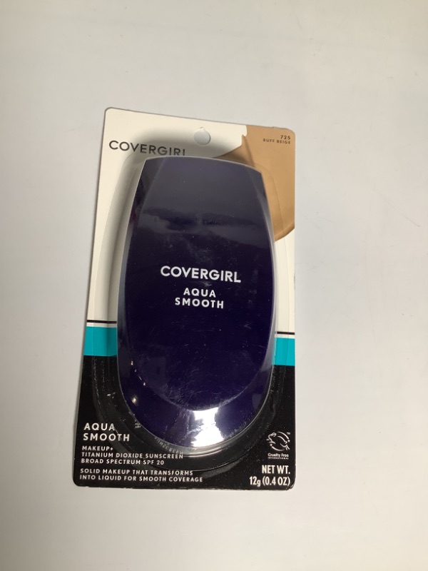 Photo 1 of Cover Girl 57556 725bufbei Buff Beige Aqua Smoothers Make Up NEW