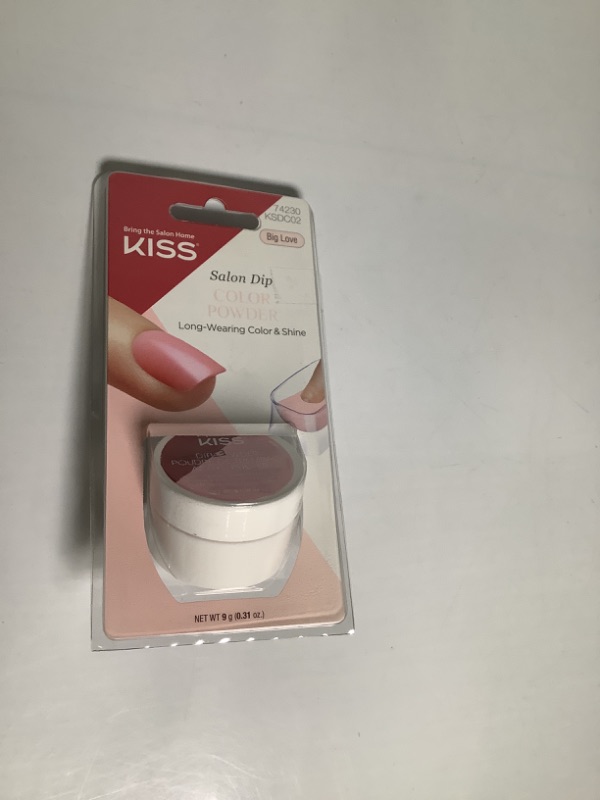 Photo 2 of Kiss Salon Dip Color Powder (Big Love) (1 pack new 