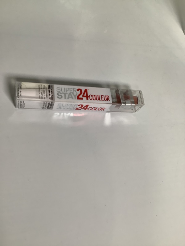 Photo 1 of Pack of 2 Maybelline New York SuperStay 24 Color 2-Step Liquid Lipstick, Stay Scarlet # 250 NEW