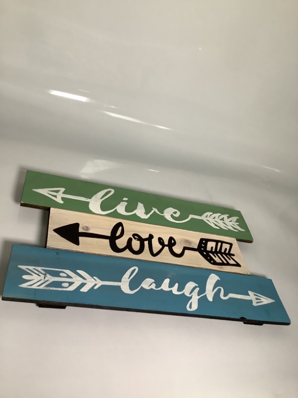 Photo 1 of LIVE, LOVE AND LAUGH ' HOME DECOR NEW