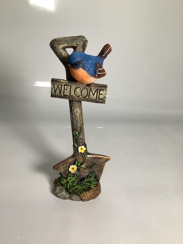 Photo 1 of EASTER 'WELCOME'  GARDEN SHOVEL WITH BIRD SIGN NEW