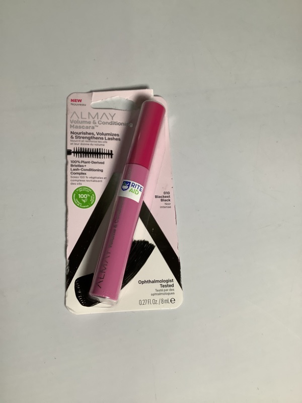 Photo 2 of Almay Volume & Conditioning Mascara, Hydrating All Day Wear, 20 Black, 0.27 fl oz. (Pack of 1)NEW