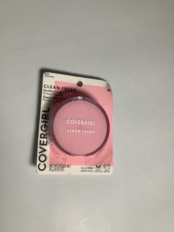 Photo 2 of COVERGIRL Clean Fresh Pressed Powder, Tan, 0.35 Oz Pressed Powder 180 Tan new